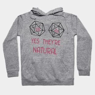 YES THEY ARE NATURAL Hoodie